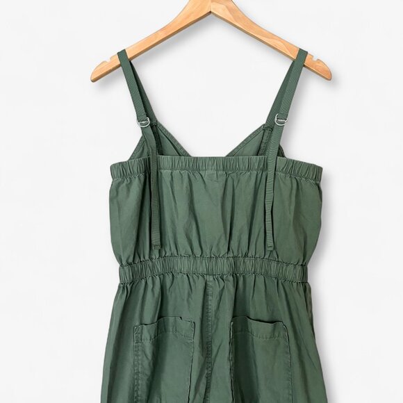 Universal Thread Maxi Cargo Jumpsuit Olive Green Size Small - Picture 11 of 15